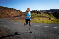 Sarah Reinertsen is the first female amputee to complete an Ironman Triathlon