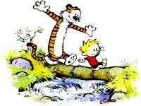  Calvin and Hobbes always got a lot of exercise - a great way for Calvin to deal with his existential angst!